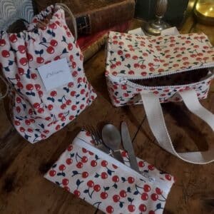 Kit lunchbox glacière isotherme, étui pour couverts imperméable, sac pour lunchbox