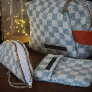 Kit salle de bain voyage éponge
