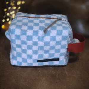 Trousse de toilette éponge doublée imperméable
