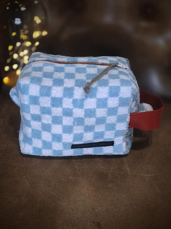 Trousse de toilette éponge doublée imperméable