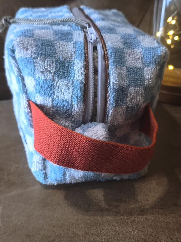 Trousse de toilette éponge doublée imperméable – Image 2