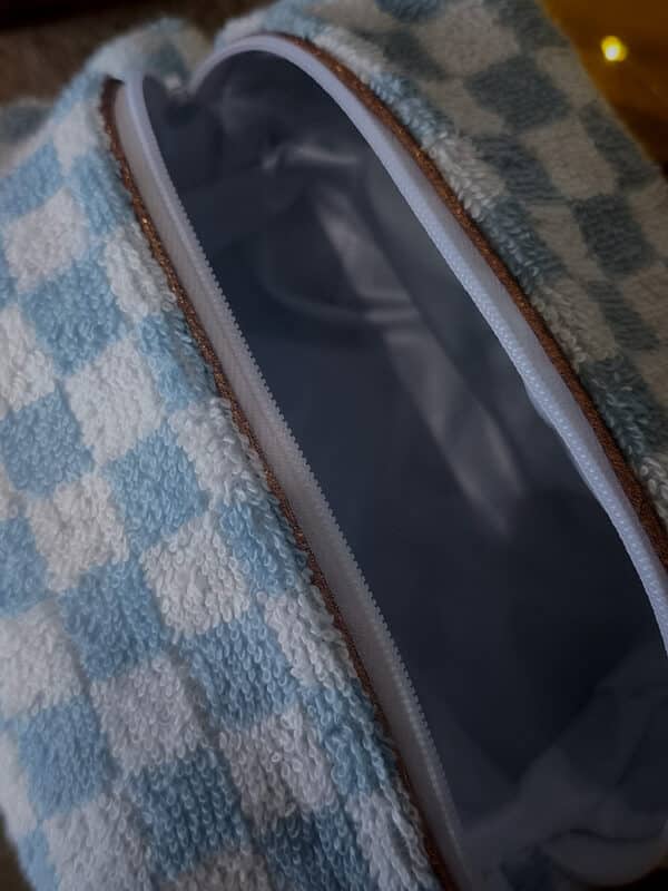 Trousse de toilette éponge doublée imperméable – Image 3